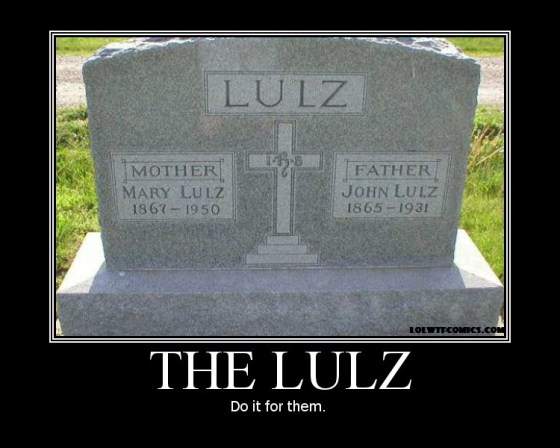 Land a massive wale and complain about it.  Do it for the lulz