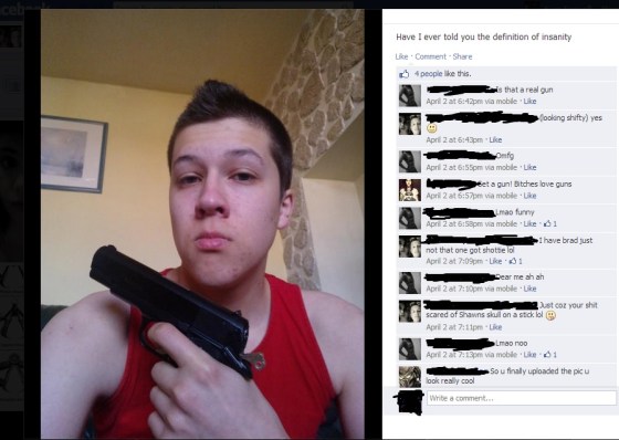 Maybe you think you are bad ass for drinking this, maybe you are just a raging pussy who cant even handle this power? Who knows.