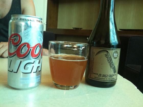 Before you ask: yes I later blended it with Coors Light. 