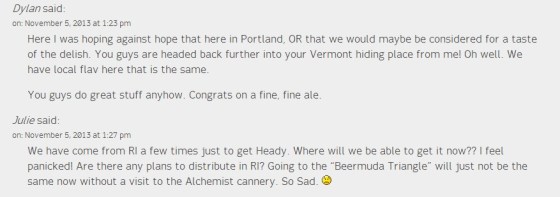 Pictured above: the public reels from Alchemist's incredibly selfish decision to not allow the public to trapse around their facility pell mell