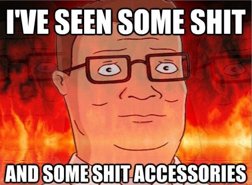 Thinking about landing one of these? Prepare to deal with some shit and shit accessories