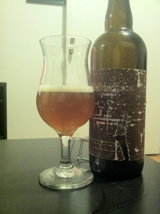 That is Depuration, I just left it in the cooler next to some silver bullets for a couple months.