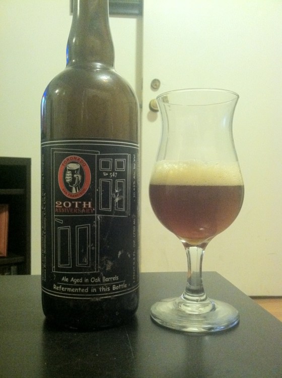 Your buddy probably opened a T25 at one of your tastings and thought he was hard as fuck, putting up 8 plates, flexing wild ale lats on offshelf zumba tickers.