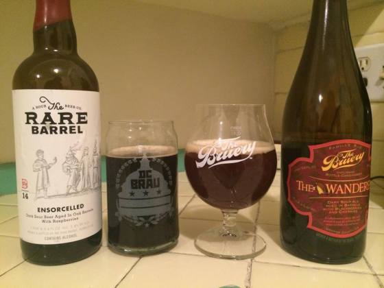 RESULTS INVALID: no Rare Barrel Glass utilized, unfair advantage from the outset