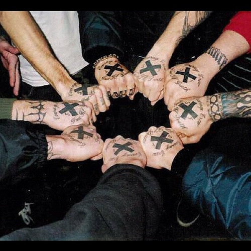 Trying to wash the X off your hand but it wont come off so you only get one allocation :(