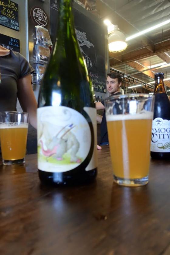 I was trying to snap pics of that dreamboat in the back but this delicious mixed fermentation saison got in the way
