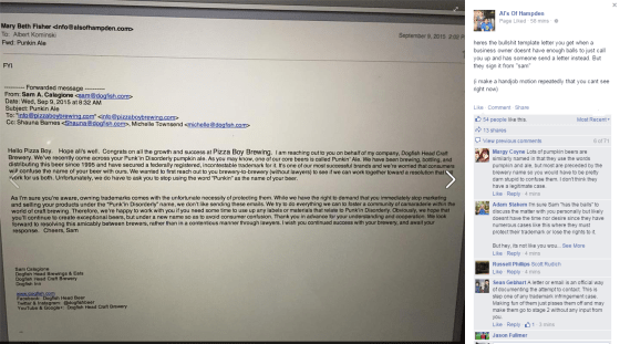 I didn't speak up when they came for Punk'n, god help me, I let it happen by turning a bling eye to the whole pumpkin disaster.