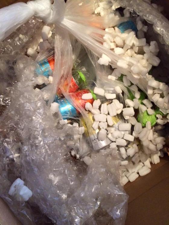 gaze upon the hellish expanse of less than a day old IPAs, busted in transit, those who weathered the journey lived to deliver the hoppy message upon high.